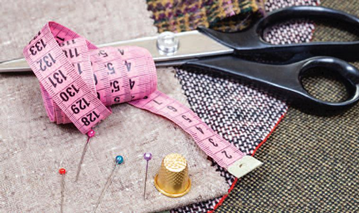 Fashion textiles landing page